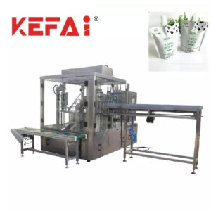 KEFAI रोटरी स्पाउट पाउच भरणे आणि कॅपिंग मशीन